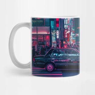 Cyberpunk Tokyo Street Mug